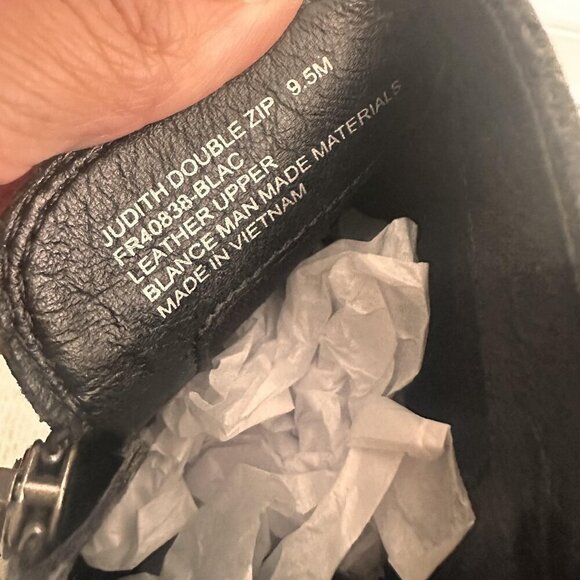 Frye Judith Double Zip Boots Womens Size 9.5M Leather Ankle Booties Classic - Picture 8 of 10